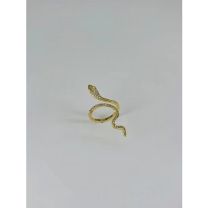 14 K Gold Kaplama Zirkon Taşlı Yüzük