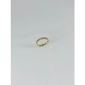 14 K Gold Kaplama Zirkon Taşlı Yüzük