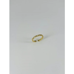 14 K Gold Kaplama Zirkon Taşlı Yüzük