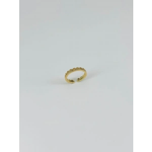 14 K Gold Kaplama Zirkon Taşlı Yüzük
