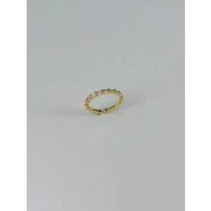 14 K Gold Kaplama Zirkon Taşlı Yüzük