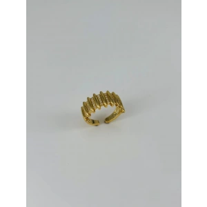 14 K Gold Zirkon Taşlı Yüzük