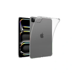 Apple İpad Pro 11 (2024) Kılıf Anti Shock Tablet Silikon - Şeffaf