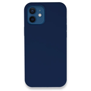 Apple İphone 12 Kılıf Lansman Legant Silikon - Lacivert