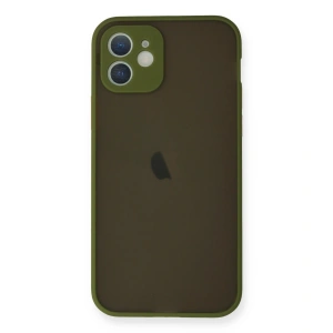 Apple İphone 12 Mini Kılıf Montreal Silikon Kapak - Açık Yeşil