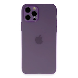 Apple İphone 12 Pro Kılıf Puma Silikon - Koyu Mor