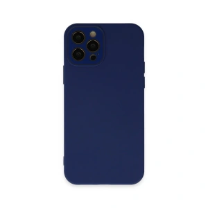 Apple İphone 12 Pro Max Kılıf Lansman Glass Kapak - Sky Blue