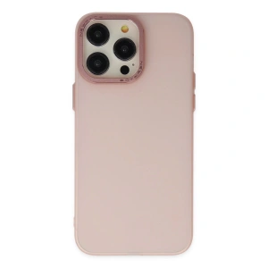Apple İphone 13 Pro Max Kılıf Modos Metal Kapak - Pembe