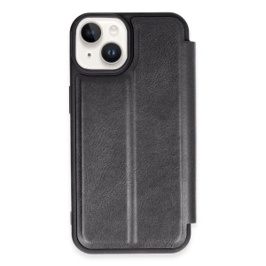 Apple İphone 14 Kılıf Flip Cover - Siyah