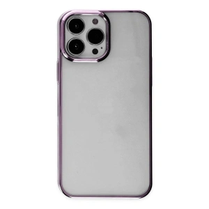 Apple İphone 14 Pro Kılıf Element Silikon - Lila