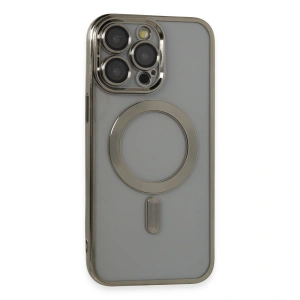 Apple İphone 14 Pro Max Kılıf Kross Magneticsafe Kapak - Titan Gri