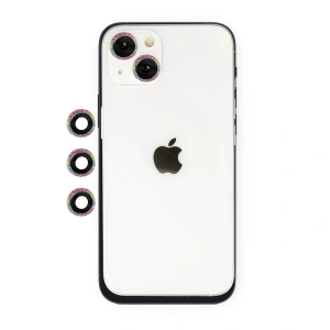 Apple İphone 14 Shine Kamera Lens - Rainbow