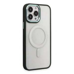 Apple İphone 15 Pro Max Kılıf Room Magneticsafe Silikon - Köknar Yeşili