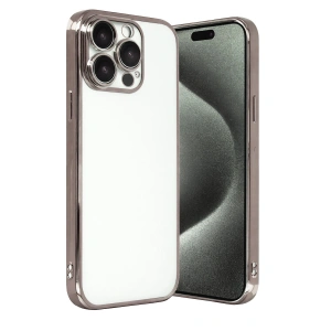 Apple İphone 15 Pro Max Razer Lensli Silikon - Titan Gri