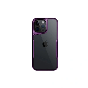 Apple İphone 16 Pro Max Kılıf Boyi Silikon Kapak - Derin Mor