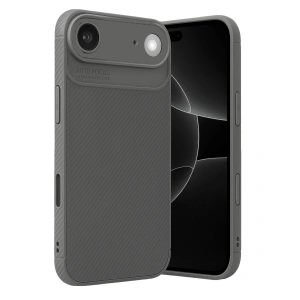 Apple İphone 17 Air Auto Focus Karbon Kapak - Gri