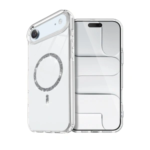 Apple İphone 17 Air Live Diamond Magsafe Kapak - Şeffaf