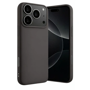 Apple İphone 17 Pro Max Nano İçi Kadife Silikon - Gri