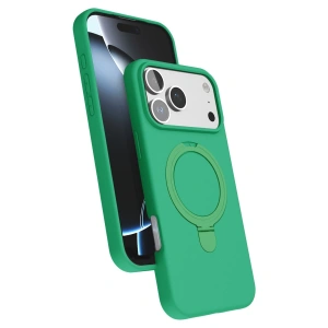 Apple İphone 17 Pro Max Regal Magsafe Standlı Kapak - Yeşil