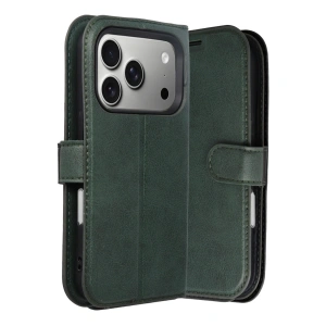 Apple İphone 17 Pro Trend S Plus Kapaklı Kılıf - Yeşil