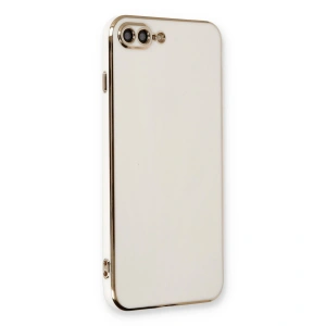 Apple İphone 7 Plus Kılıf Volet Silikon - Beyaz