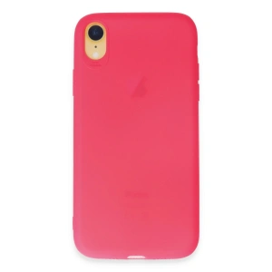 Apple İphone Xr Kılıf First Silikon - Pembe