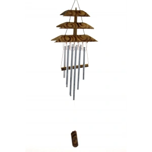 Bambu Metal Çanlı Rüzgar Çanı Repot-4