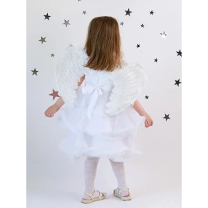 Beyaz Renkli Bebek Boy Melek Kanadı 30x45 Cm