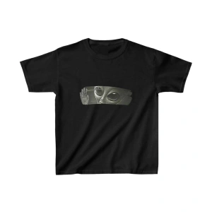 Çocuk Unisex Baskılı T-Shirt - Siyah