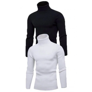 Erkek 2 Adet Kaşkorse Boğazlı Full Likralı Fitilli Slimfit Body