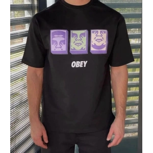 ERKEK Bisiklet Yaka Baskılı Oversize Kısa kol T-Shirt - Siyah