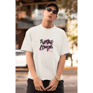 ERKEK Özel Baskılı Modern Fit %100 Pamuk Bisiklet Yaka T-Shirt