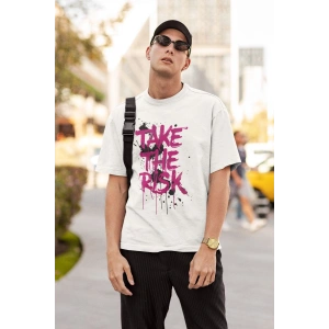 Erkek Özel Baskılı Modern Fit %100 Pamuk Bisiklet Yaka T-Shirt