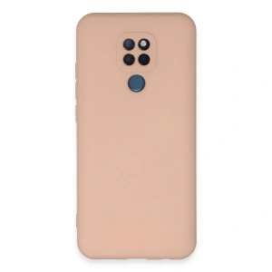 General Mobile Gm 20 Kılıf Nano İçi Kadife Silikon - Pudra