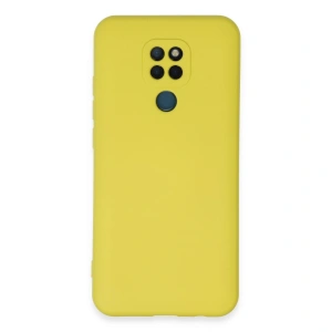 General Mobile Gm 20 Kılıf Nano İçi Kadife Silikon - Sarı
