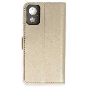 General Mobile Gm 23 Se Trend S Plus Kapaklı Kılıf - Gold