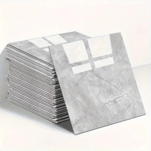 Gri Mermer Desen Duvar Sticker (30*30)