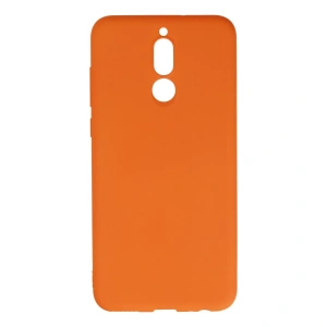 Huawei Mate 10 Lite Kılıf Nano İçi Kadife Silikon - Turuncu