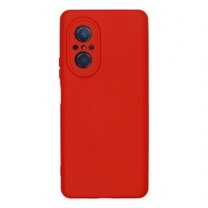 Huawei Nova 9 Se Kılıf Nano İçi Kadife Silikon - Kırmızı