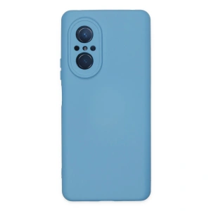 Huawei Nova 9 Se Kılıf Nano İçi Kadife Silikon - Mavi