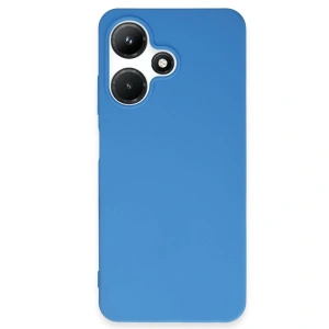 İnfinix Hot 30i Kılıf First Silikon - Mavi