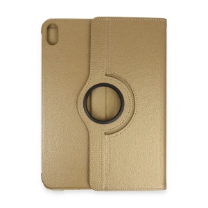 İpad 2022 10.9 (10.nesil) Kılıf 360 Tablet Deri Kılıf - Gold