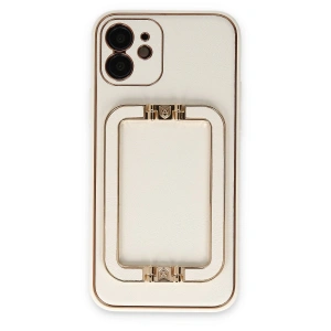 İphone 12 Kılıf Coco Elit Kapak - Beyaz