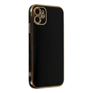 İphone 12 Kılıf Volet Silikon - Siyah