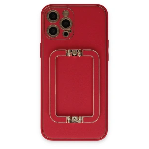 İphone 12 Pro Kılıf Coco Elit Kapak - Kırmızı