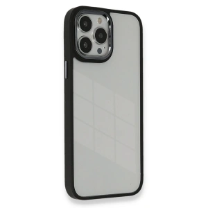 İphone 13 Pro Kılıf Dora Kapak - Siyah