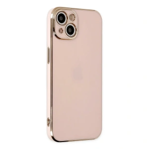 İphone 14 Kılıf Volet Silikon - Pembe