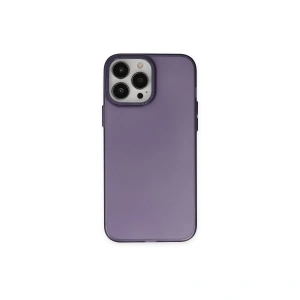 İphone 14 Pro Kılıf Modos Metal Kapak - Derin Mor