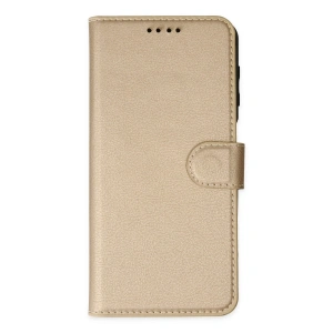 İphone 14 Pro Kılıf Trend S Plus Kapaklı Kılıf - Gold