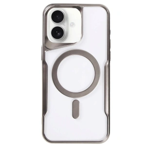 İphone 16 Kılıf Boyi Magsafe Silikon Kapak - Titan Gri
